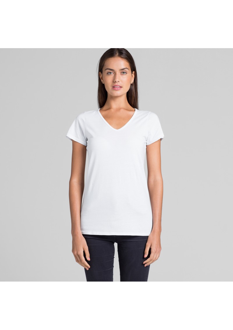 AS Colour Bevel V-Neck Tee - 4010