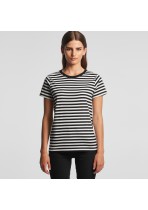 AS Colour Womens Maple Stripe Tee - 4037