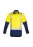 ZW124- SYZMIK Mens Hi Vis Spliced Industrial Taped Shirt
