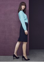 24015 - Womens Multi-Pleat Skirt