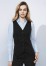 50111 - Womens Peaked Vest with Knitted Back