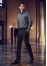70716R - Mens Slim Fit Flat Front Pant Regular