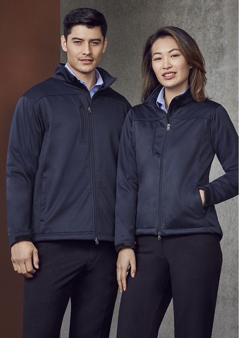J3825 - Ladies BIZTECH Two-Way Zip Soft Shell Jacket