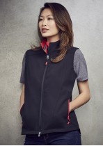 J404L - Ladies Geneva BIZ TECH Soft Shell Vest