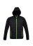 J515M - Mens Quilted Contrast Zip-Up Hoodie