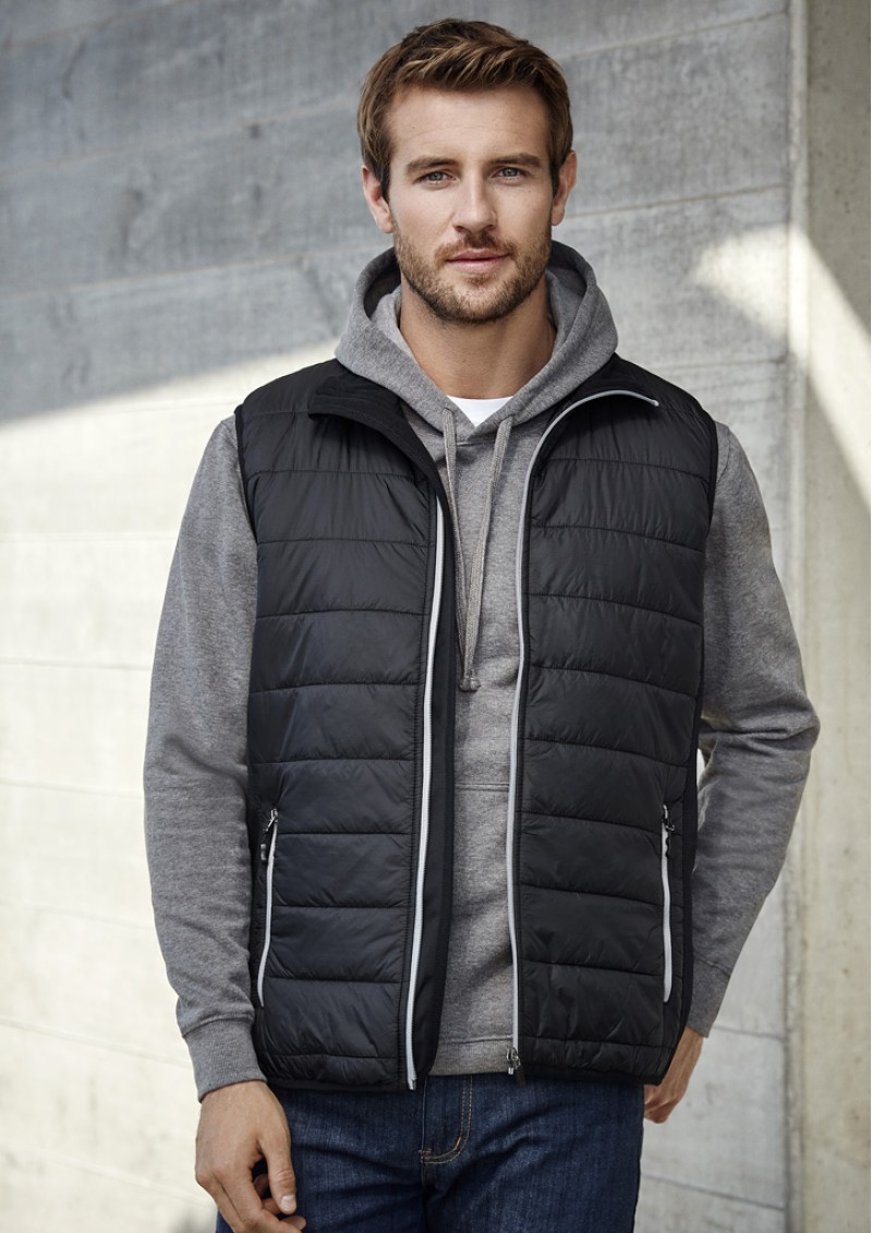 J616M - Mens Stealth Quilted Vest