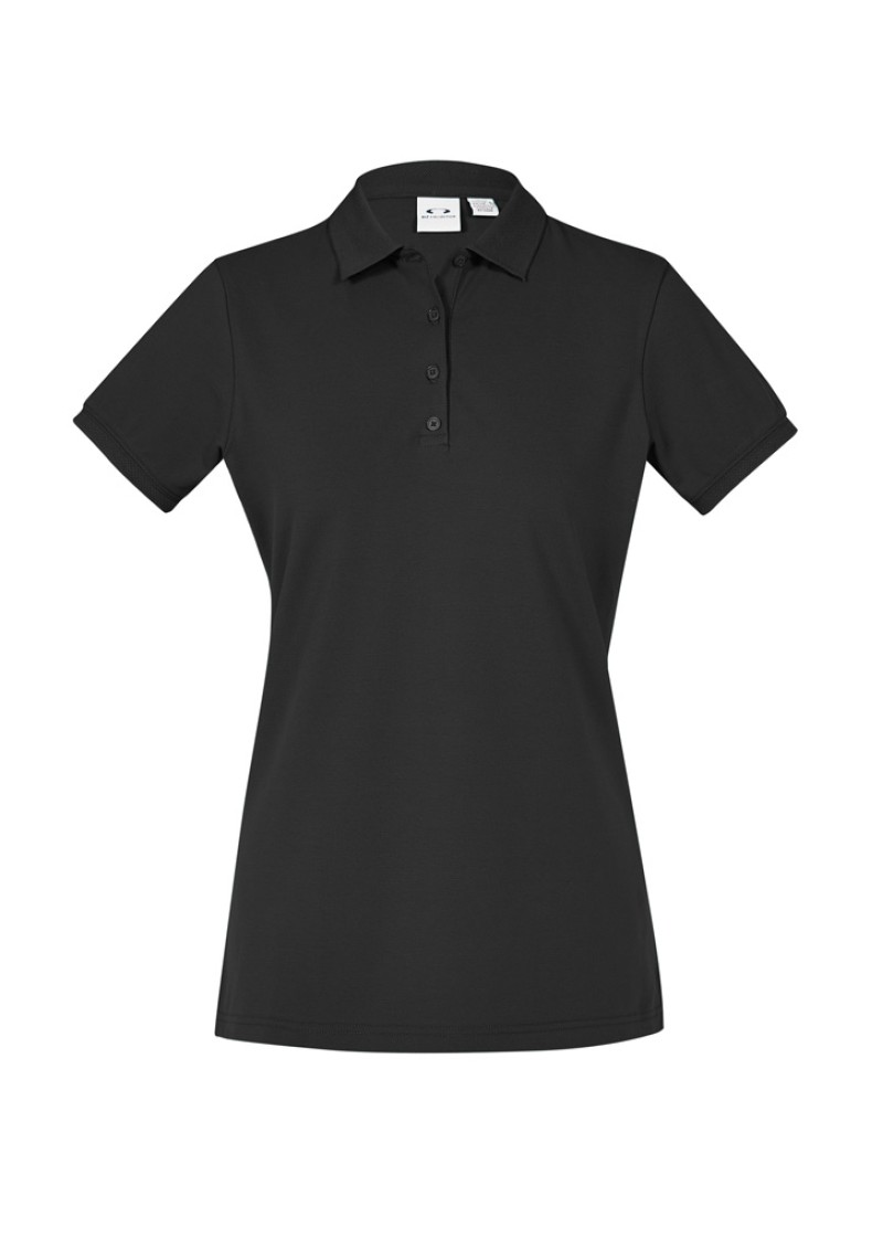 Ladies City Black Polo