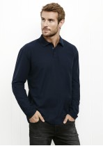 P400ML - Crew Mens Long Sleeve Polo