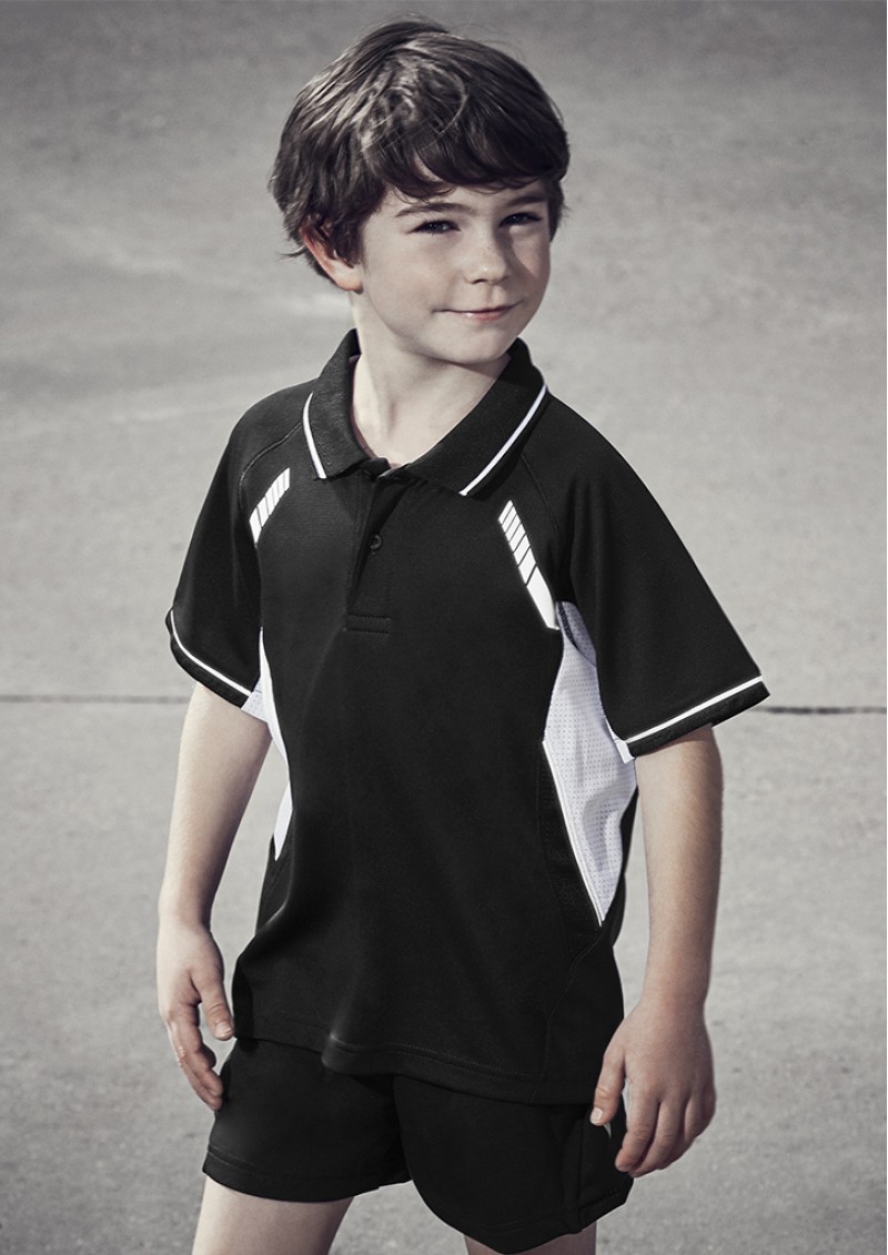 P700KS - Kids Renegade Breathable Reflective Trims Sports Polo