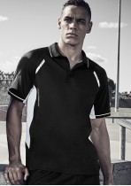 P700MS - Mens Renegade Silver Reflective 100% BIZCOOL Polo