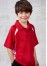 P7700B - Kids Splice Contrast Breathable Polo