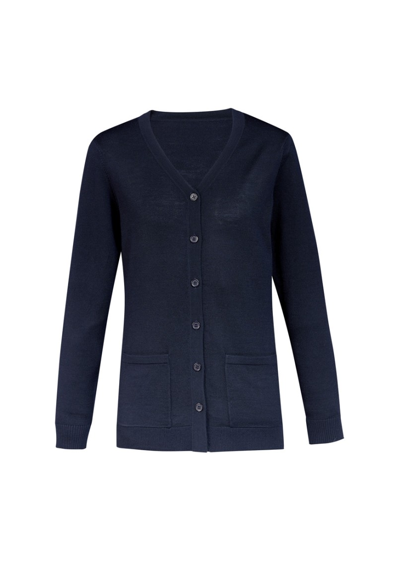 CK045LC-Womens Button Front Cardigan