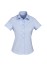 S122LS - Ladies Chevron Cotton-Rich Fine Stripe Short Sleeve Shirt