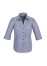 S267LT - Ladies Edge Mini Check 3/4 Sleeve Shirt