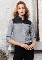 S503LT - Ladies Havana 3/4 Sleeve Shirt