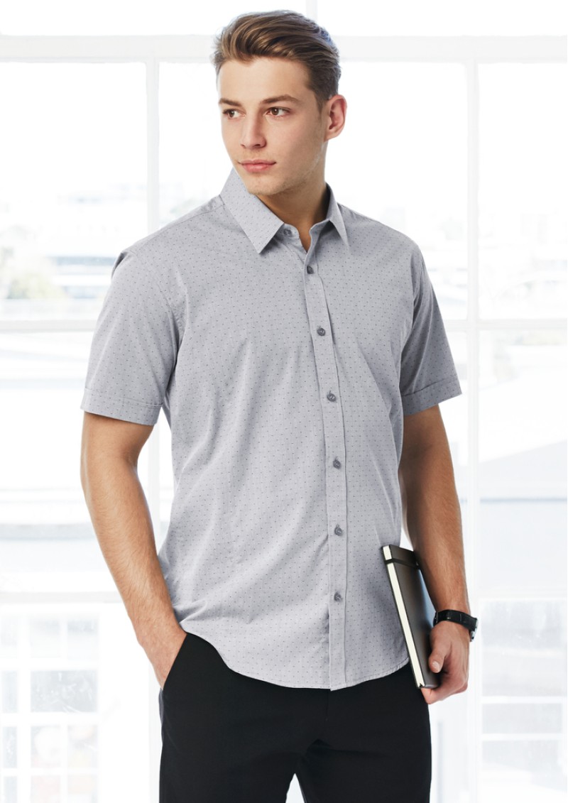 S622MS - Mens Trend Short Sleeve Shirt