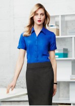 S770LS - Ladies Monaco Cotton Stretch Short Sleeve Shirt