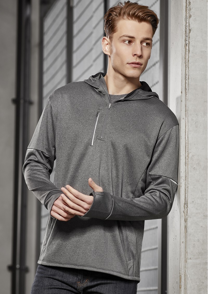 SW635M- Mens Sweat-Wicking Half-Zip Hoodie