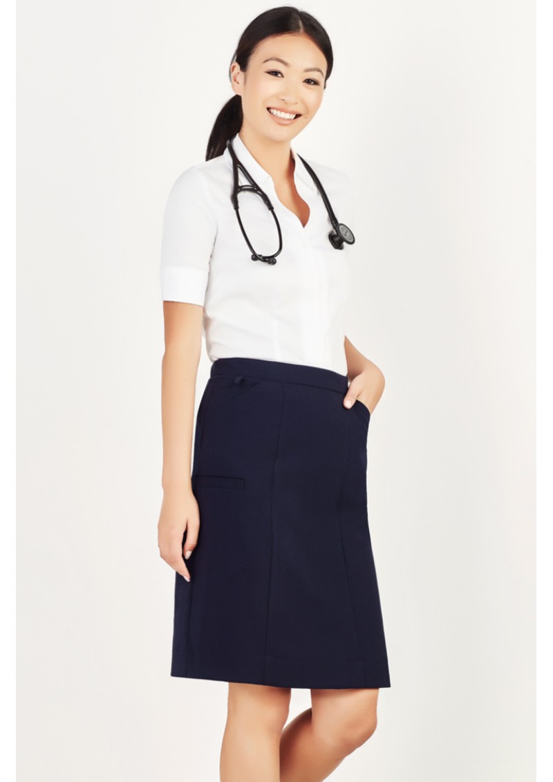CL956LS - Womens Comfort Waist Cargo Skirt