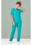 CST942LS - Womens Tailored Fit Round Neck Scrub Top