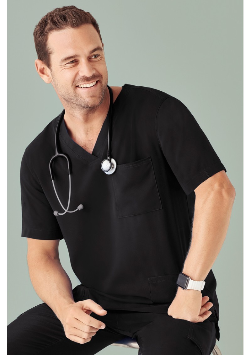 CST945MS - Mens V-Neck Scrub Top