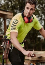 ZH320 - Men's Komodo Short Sleeve Hi Vis Compliant Work Polo