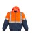 ZJ351 - SYZMIK HI Vis Quilted concealed hood Flying Jacket