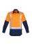 ZW124- SYZMIK Mens Hi Vis Spliced Industrial Taped Shirt
