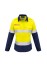 ZW131-Womens FR Closed Front Hooped Taped Spliced Shirt