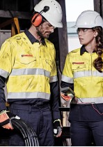 ZW132 -  Mens FR Hooped Taped Spliced Shirt