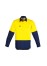 ZW560 - Mens Hi Vis Closed Front Long Sleeve Cotton Shirt