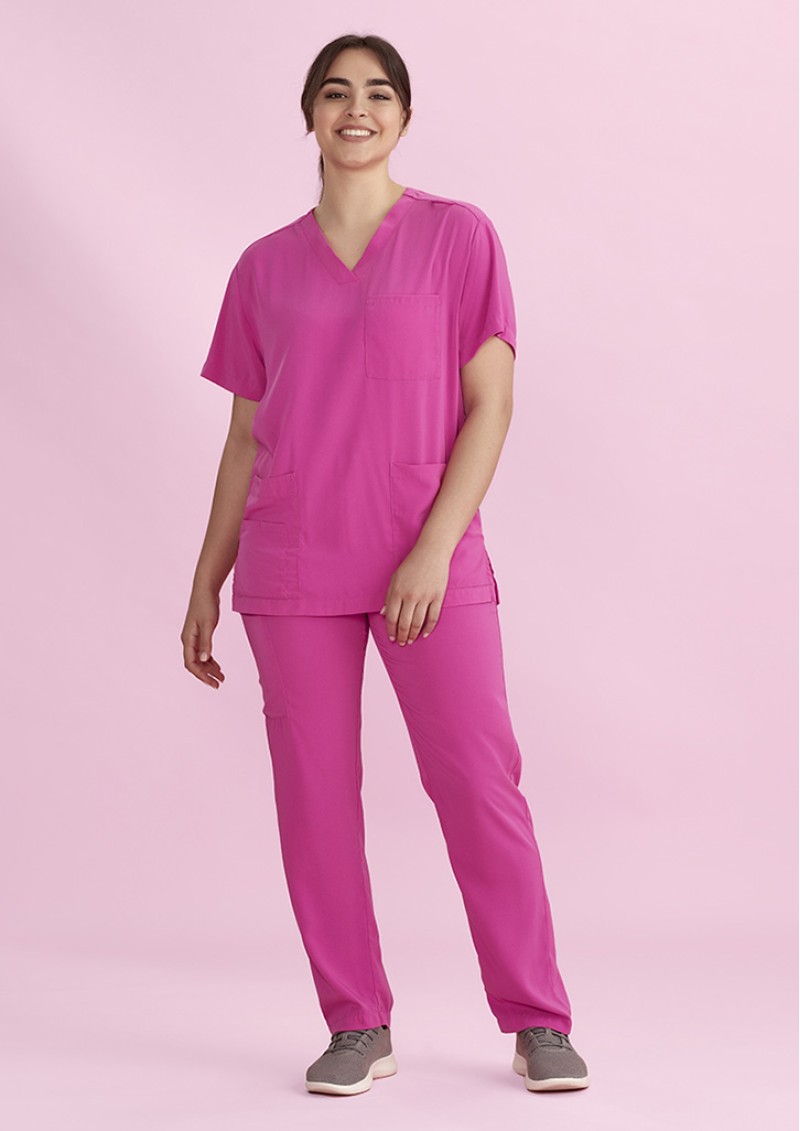 CSP102UL - UNISEX PINK SCRUB PANT