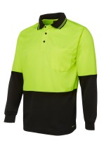 JB's Hi Vis L/S Traditional Polo