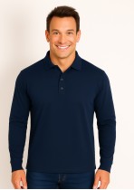 210 SIGNATURE LONG SLEEVES  POLO