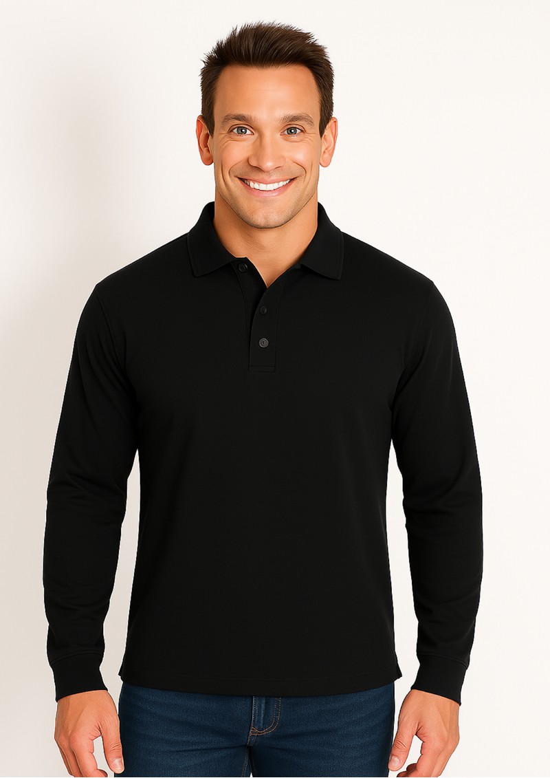 210 SIGNATURE LONG SLEEVES  POLO