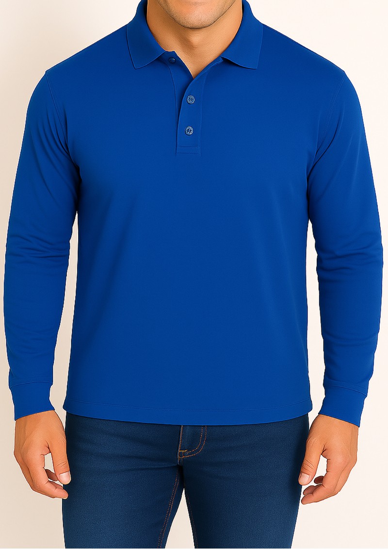 210 SIGNATURE LONG SLEEVES  POLO