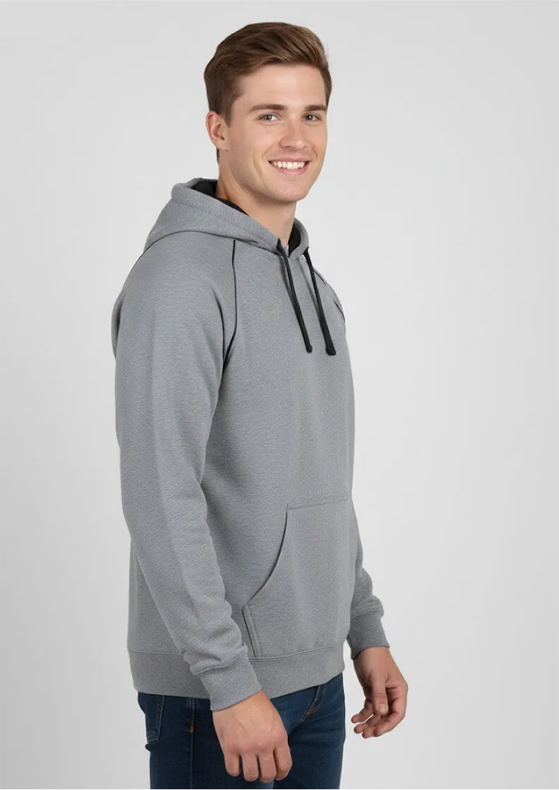 ADULTS CONTRAST FLEECY HOODIE