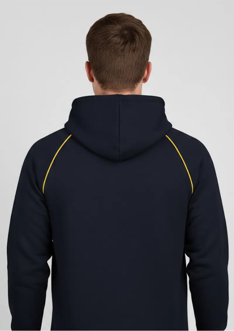 ADULTS CONTRAST FLEECY HOODIE