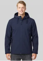 PODIUM ADULTS THREE LAYER HOODED SOFTSHELL JACKET