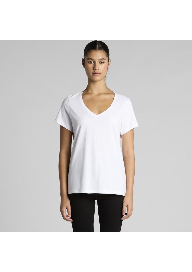 AS Colour Women's Maple V Neck Tee - 4023