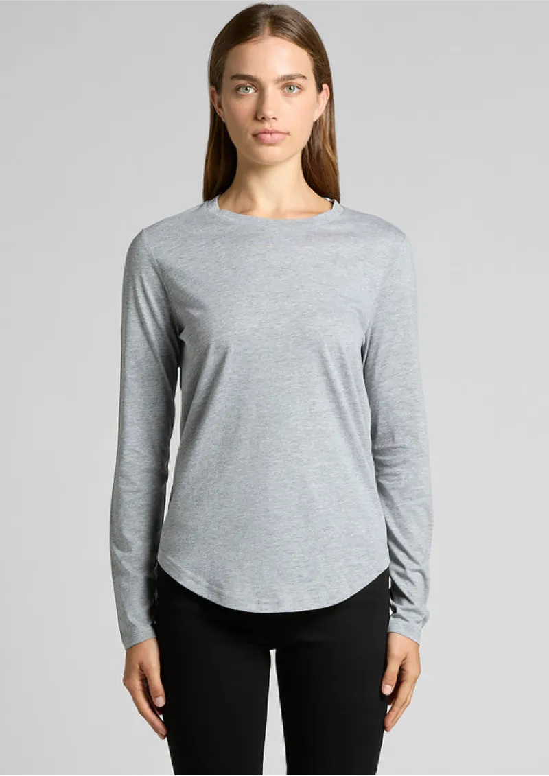 AS Colour Womens Curve L/S Tee - 4055