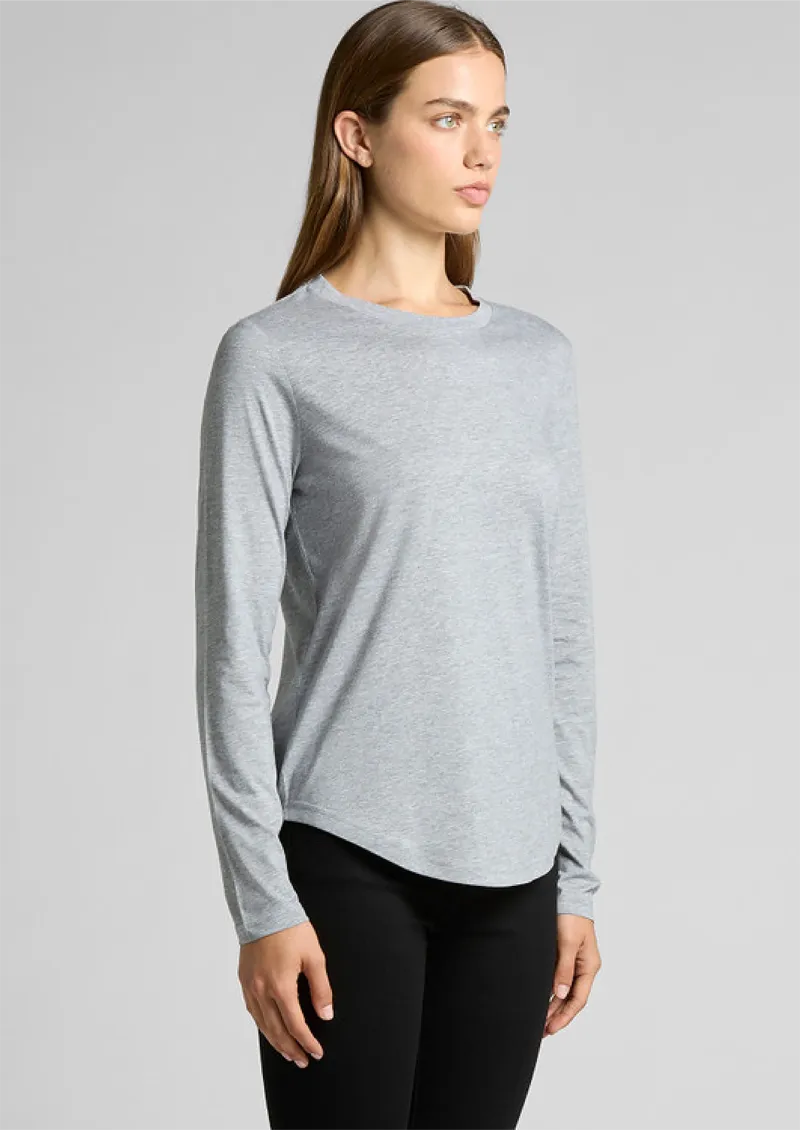AS Colour Womens Curve L/S Tee - 4055
