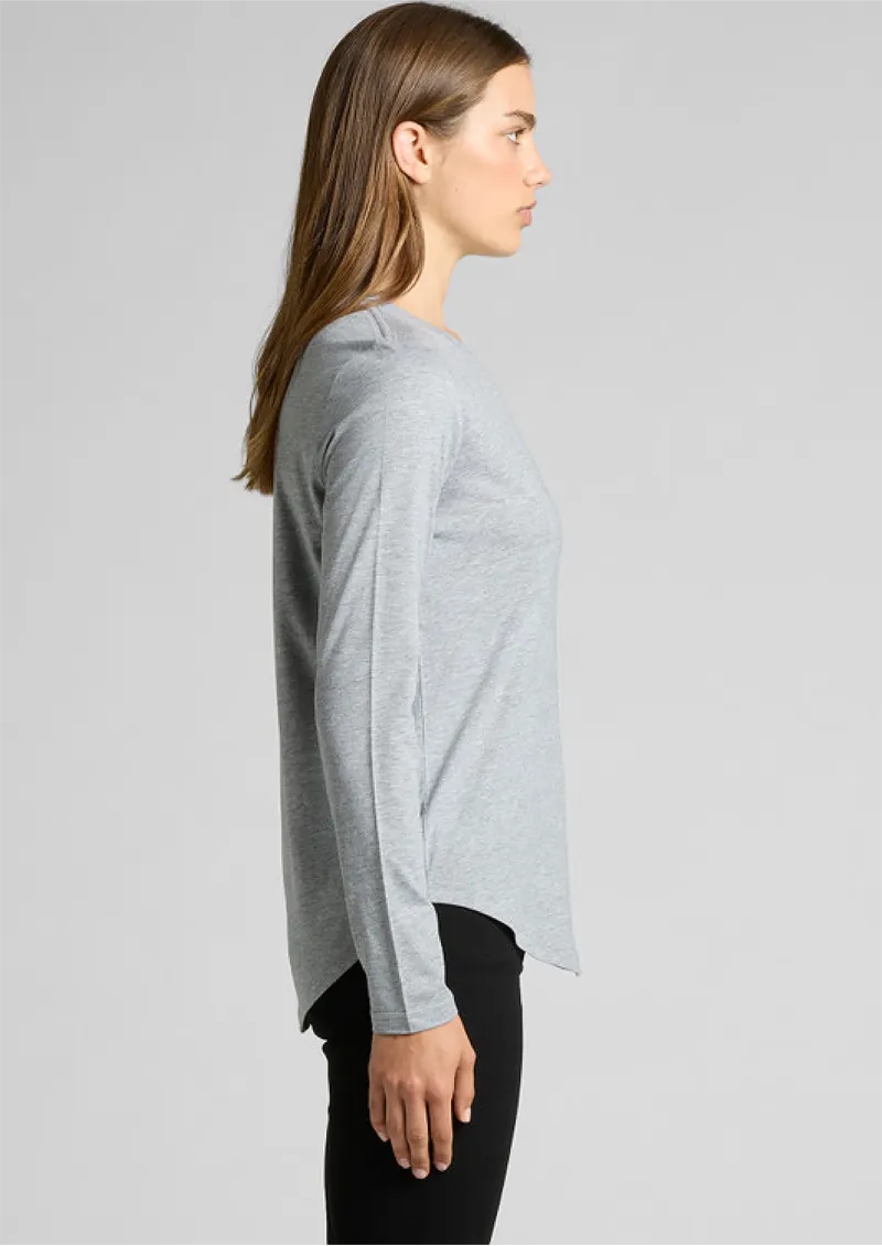 AS Colour Womens Curve L/S Tee - 4055