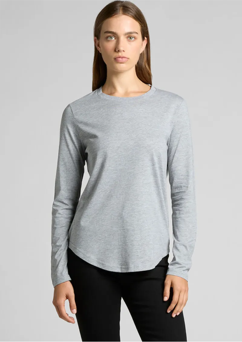 AS Colour Womens Curve L/S Tee - 4055