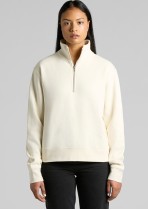AS Colour Womens Stencil Half Zip Crew - 4125