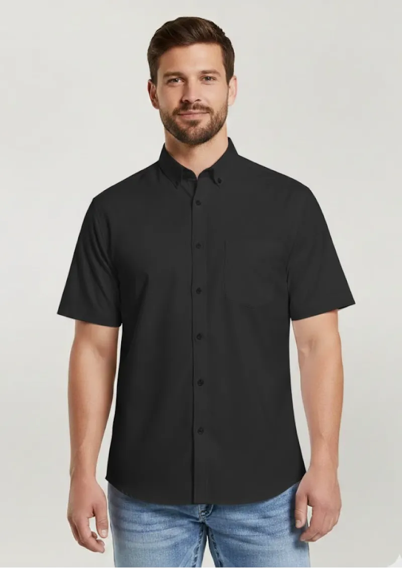 JB'S ADULTS SHORT SLEEVES POPLIN SHIRT