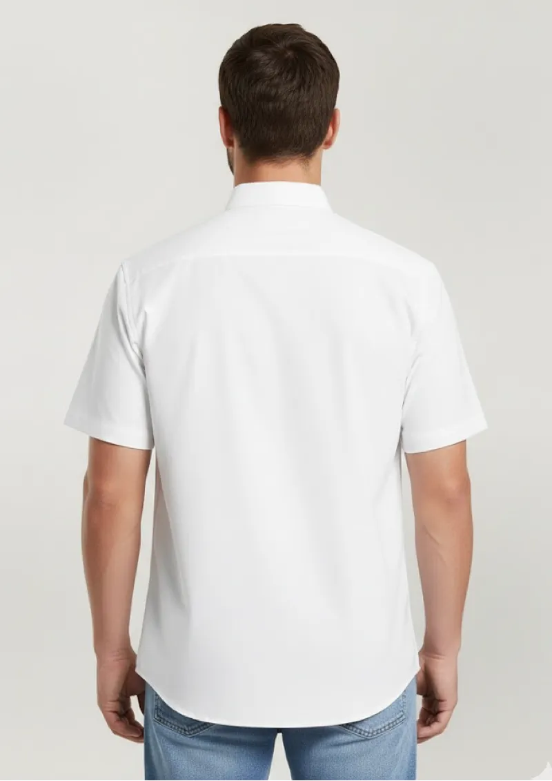 JB'S ADULTS SHORT SLEEVES POPLIN SHIRT