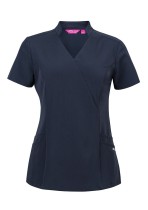JBs Ladies NU Mandarin Collar Scrub Top