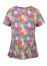 JBs Ladies Scrub Top Printed
