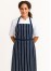 BIB APRON BLACK/WHITE-SMALL